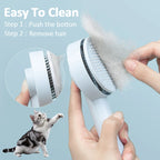Self-Cleaning Grooming Brush for Cats & Dogs