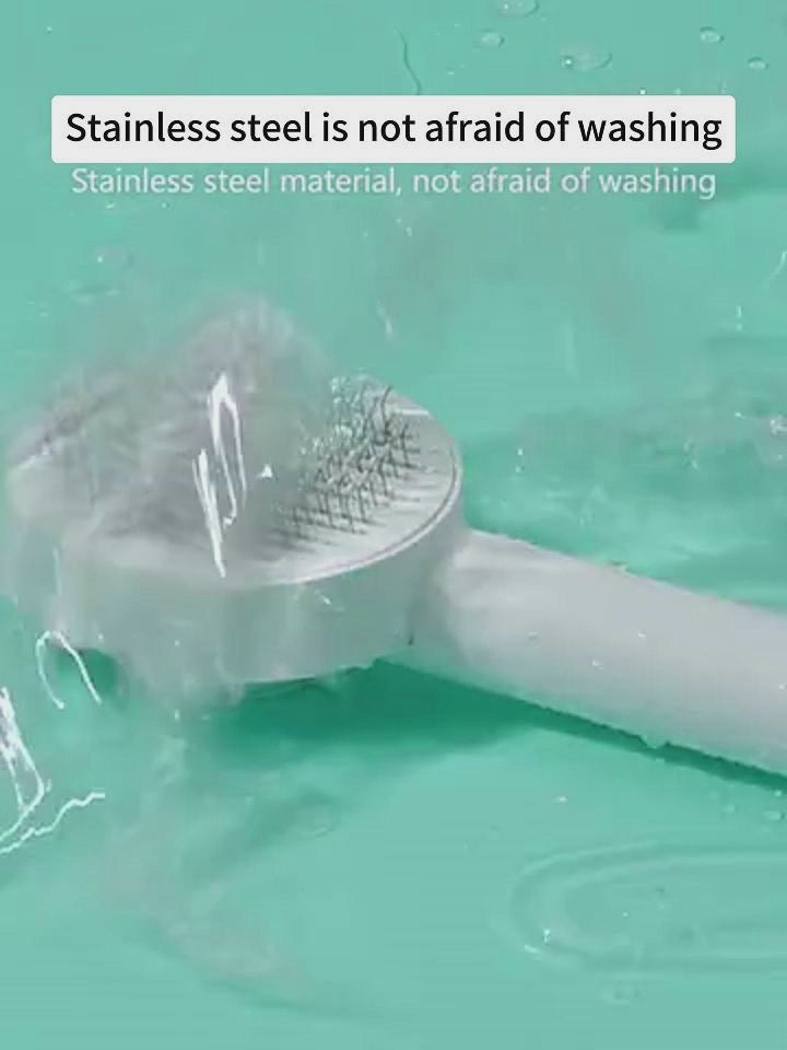Self-Cleaning Grooming Brush for Cats & Dogs